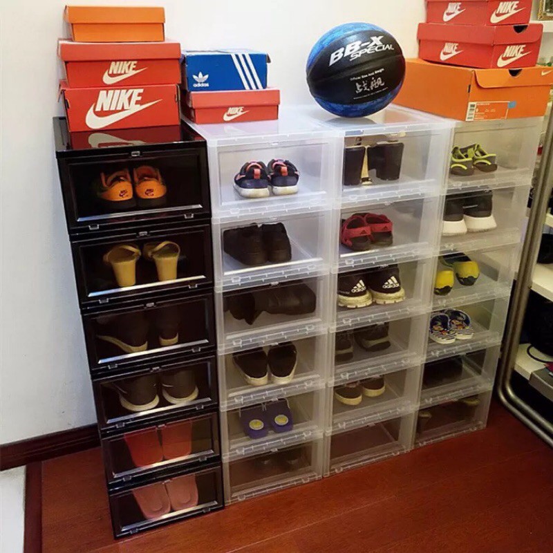 🎈特價🎈 球鞋 收藏箱 鞋盒 收納 展示盒 透明盒 喬丹 透明鞋盒 鞋盒 高筒鞋【CH-04A-40004】