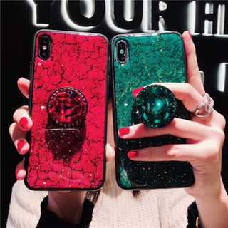 iphonex XR xs max 8 7 plus 5.5吋 oppo r17 金箔手機殼 軟殼 支架殼 水鑽殼 潮女