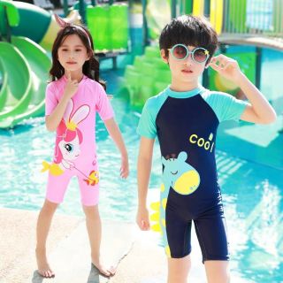 新款♥男童泳衣 泳衣 兒童連身泳裝 可愛寶寶游泳衣 兄妹裝