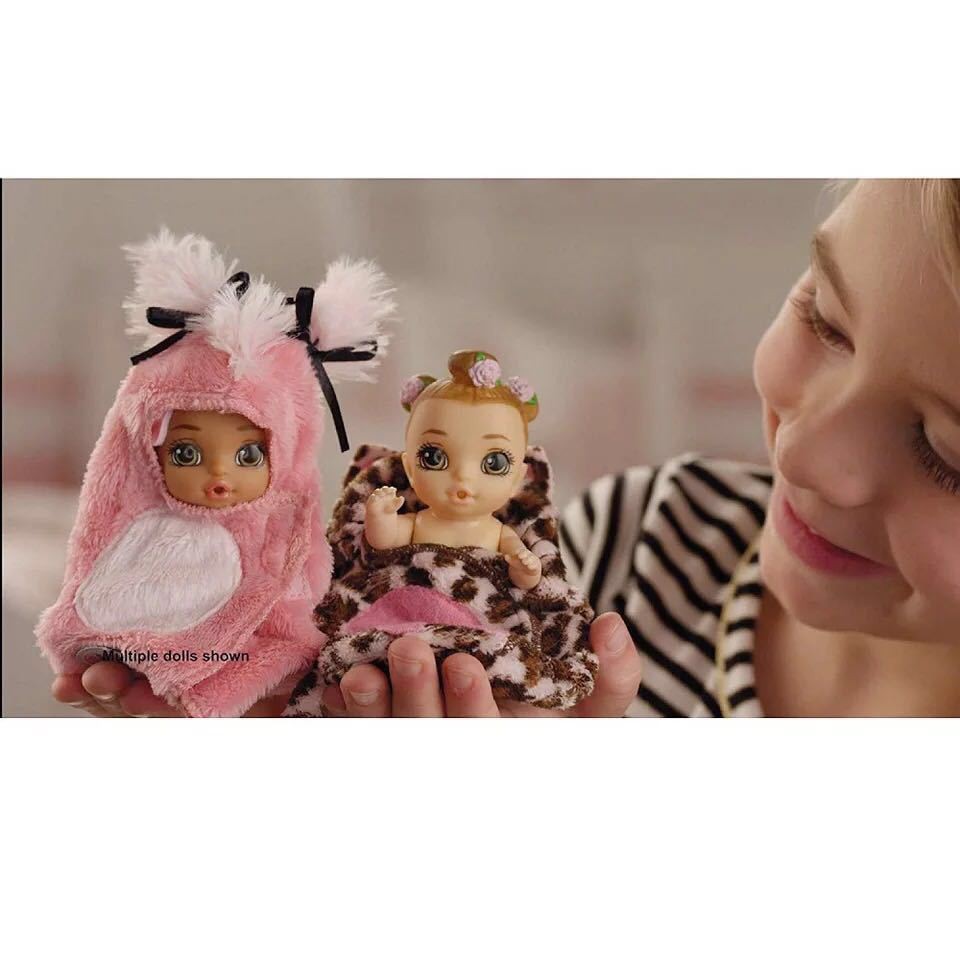 MH-盲盒驚喜娃娃仿真迷你嬰兒洋娃娃抖音重生娃娃睡眠8款隨機一個發