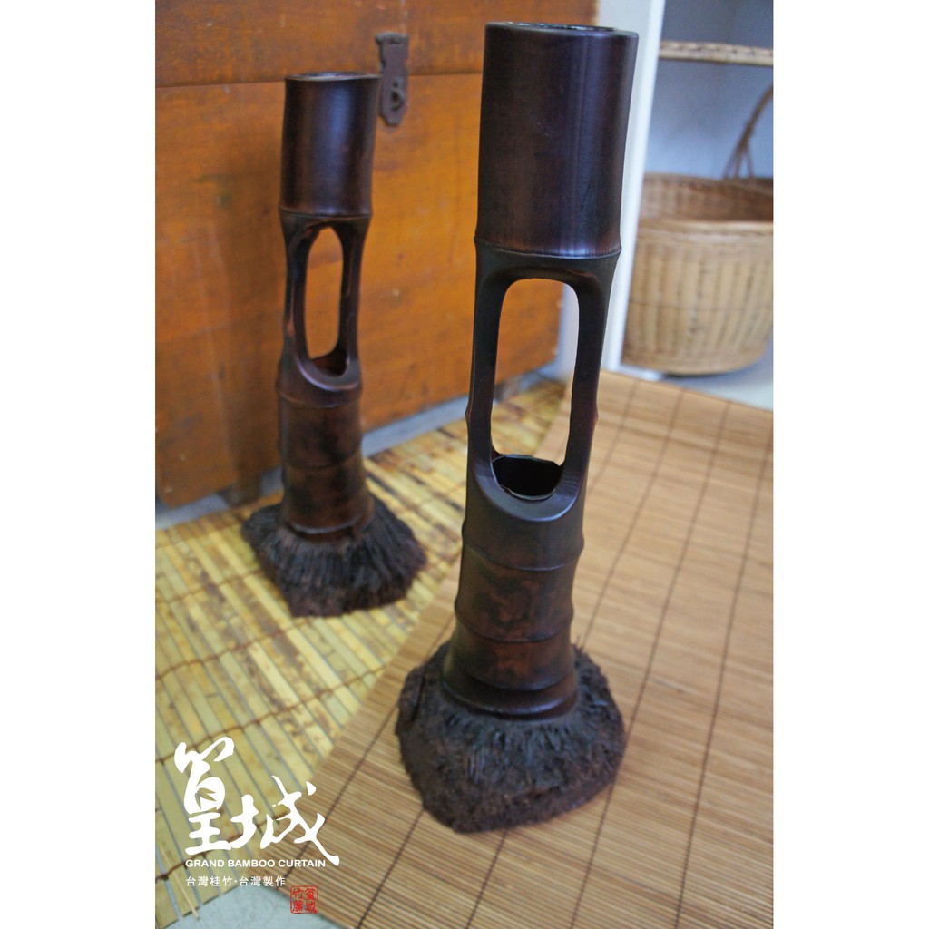 篁城竹藝 竹頭花器 傳統傳藝品 花藝師愛用造形花器 獨特風味竹藝品 蝦皮購物