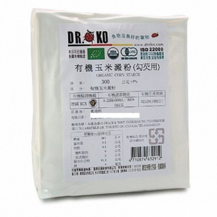 DR.OKO德逸 有機玉米澱粉(芶芡用) 300g/包