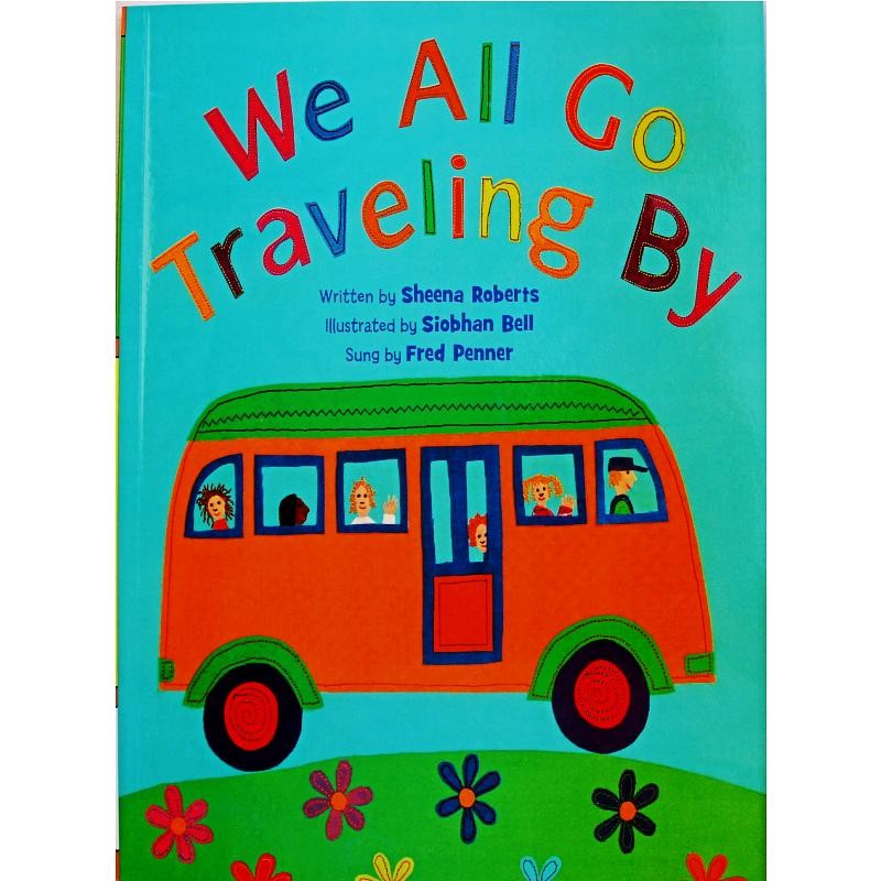 純英文繪本we All Go Traveling By 我們去旅行幼兒童經典英語早教益智啟蒙故事繪本圖畫書 蝦皮購物