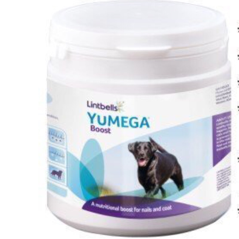 英國Lintbells-YUMEGA BOOST優美加-頂級皮膚保健粉 (犬貓適用) 爆毛粉180杓(91.5g)