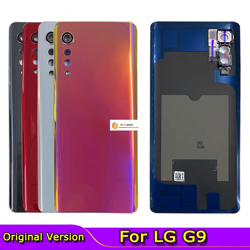 Ebmy- 適用於 6.8" 適用於 LG Velvet 5G 電池後蓋玻璃後蓋外殼門適用於 LG G9 後蓋電池