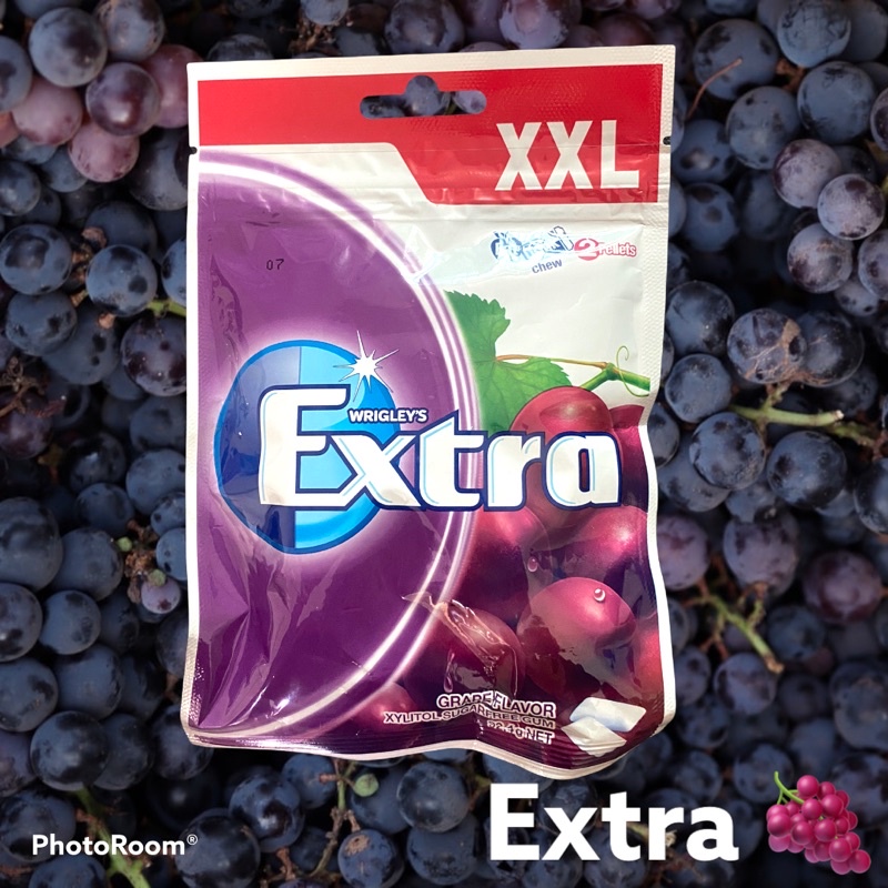 Extra XXL 潔淨 葡萄口味🍇 Grape無糖口香糖 GUM 92.4g