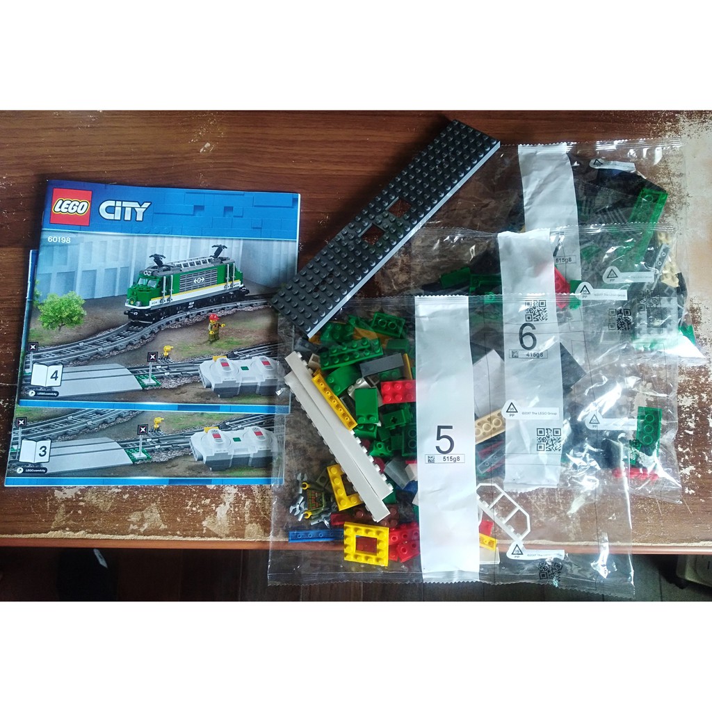 【二手】LEGO 樂高 CITY 城市系列 60198 CARGO 貨運列車 火車頭 ( 無動力版 )
