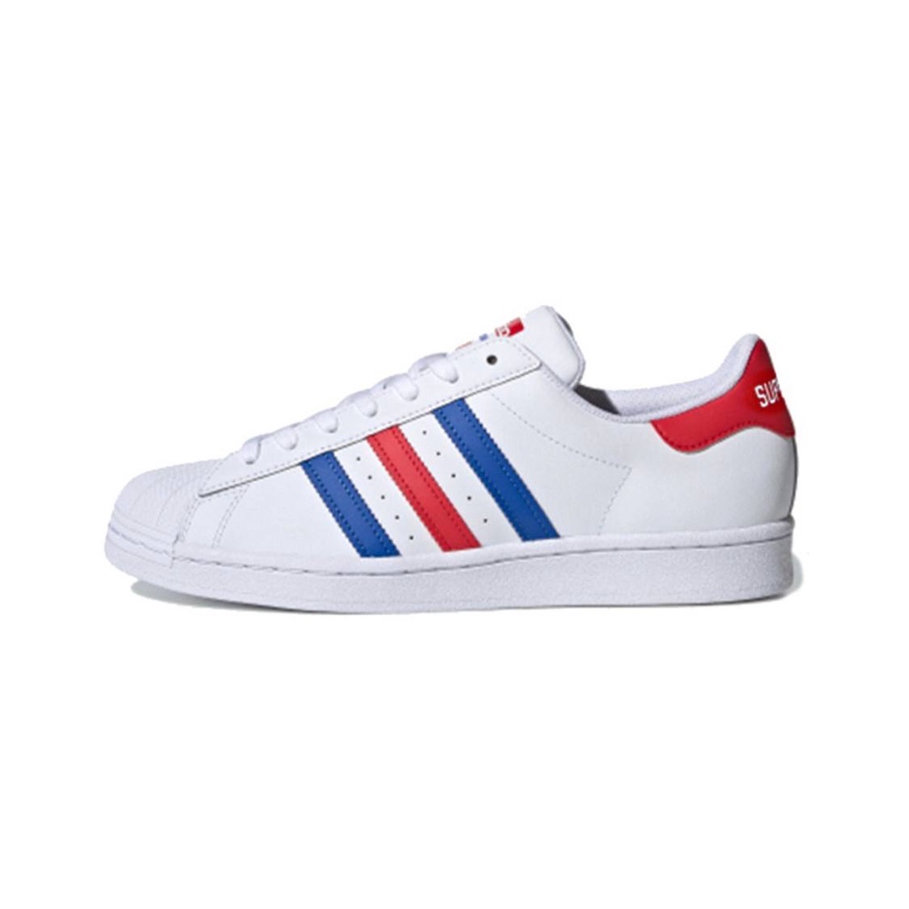  100%公司貨 Adidas Superstar 白紅藍 經典 貝殼鞋 美國配色 白 FV2806 男女鞋