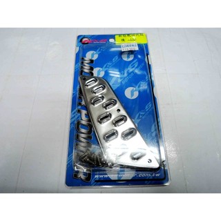 Q3機車精品 K&S 鋁合金腳踏板 腳踏板 踏板 附白鐵螺絲 銀色 後面 四代新勁戰 4代勁戰
