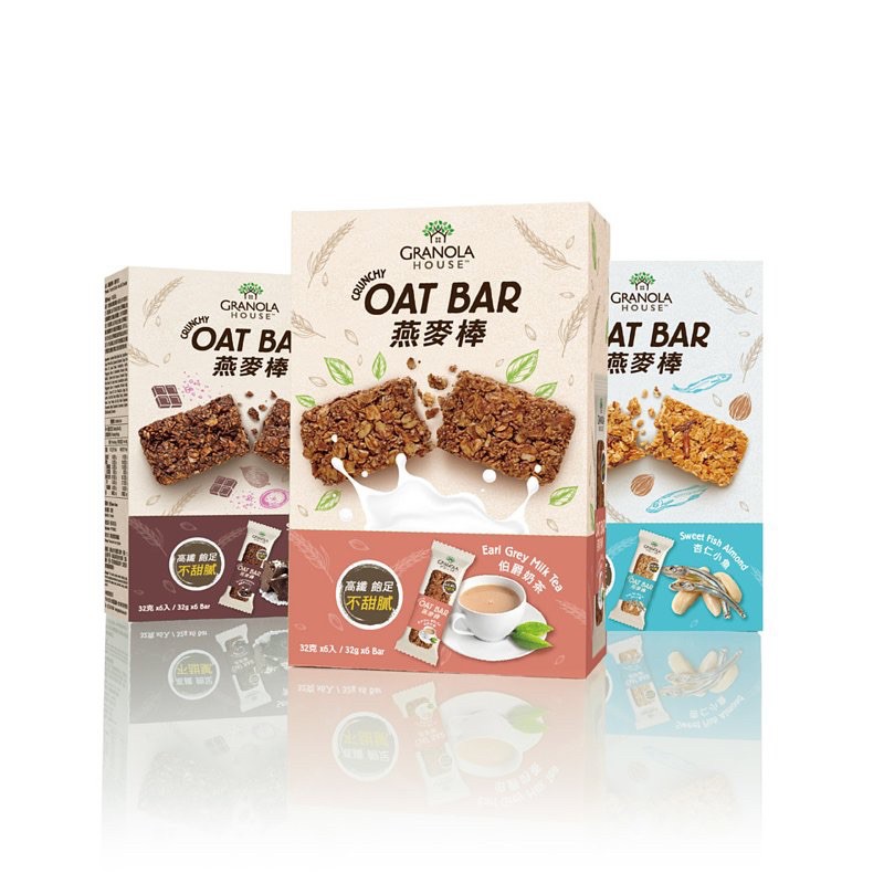 Granola house小麥的家oat bar纖脆燕麥棒/穀物燕麥棒/烘培燕麥棒/穀物棒/營養能量棒 BeeCost