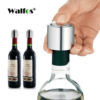 Walfos 酒塞按壓式紅酒酒塞 瓶蓋塞 不鏽鋼酒瓶塞 氣泡瓶塞 葡萄酒塞 紅酒用具 氣泡酒塞