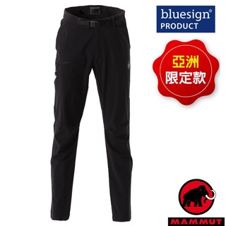 【MAMMUT 長毛象】男款智慧機能彈性透氣快乾軟殼長褲 AEGILITY Slim Pants AF/ 黑 00272