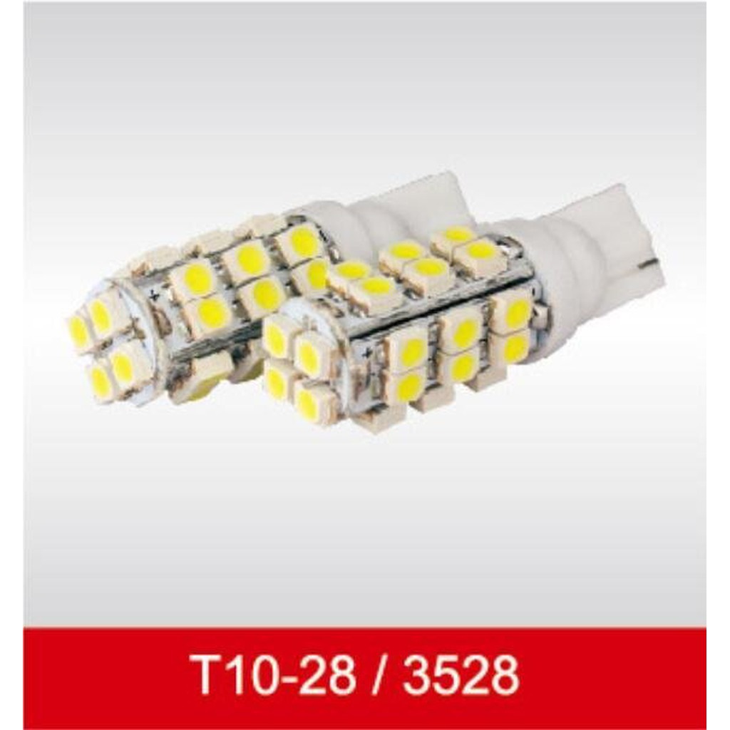 12V專用 高品質 T10 28晶 3528 SMD LED 超亮 小燈 方向燈 牌照燈 煞車燈 MOMA