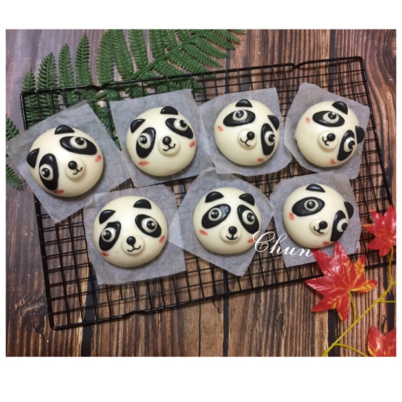 熊貓🐼造型鮮奶芝麻包