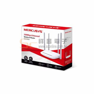 【祥昌電子】Mercusys 水星網路 300Mbps 加強型無線網路wifi分享路由器 MW325R