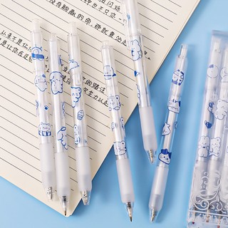 【𝐉𝐝𝐒生活百貨l 臺灣現貨】🛒 簡約清新原子筆 中性筆 0.5 黑色筆 文具用品