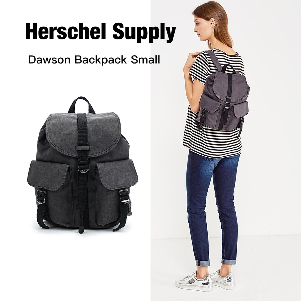 Herschel Dawson Small｜Cotton 石墨黑 小型後背包 10301-01352-OS