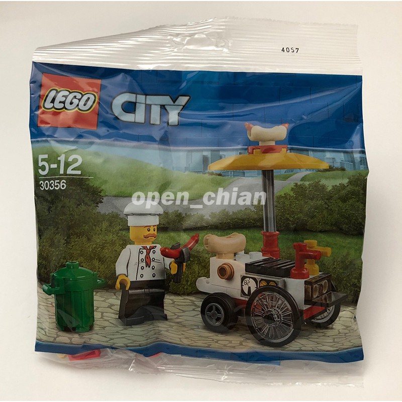 樂高 LEGO 城市系列 City 30356 熱狗攤車 熱狗車