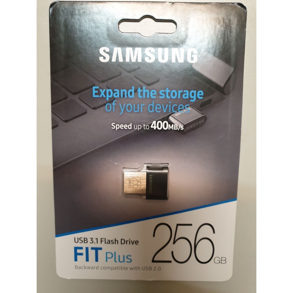 全新 現貨 三星 Samsung FIT Plus USB 3.1 迷你 拇指 高速 隨身碟 256GB 速度400MB