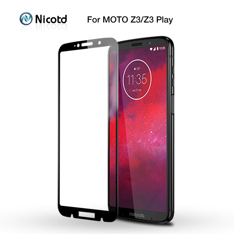 MOTOROLA 摩托羅拉 Moto Z3 / Z3 Play 鋼化玻璃 9H 2.5D 全面屏保護膜