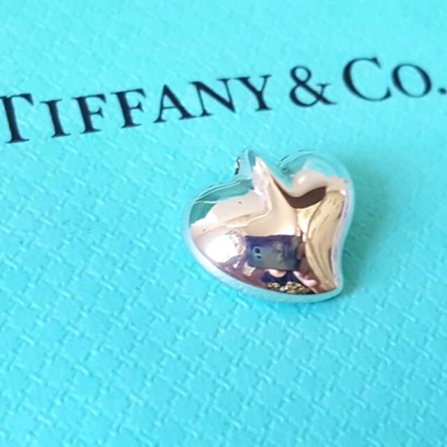 【正品】現貨免運 Tiffany &amp;Co 925純銀 雕刻 心形 墜子項鍊