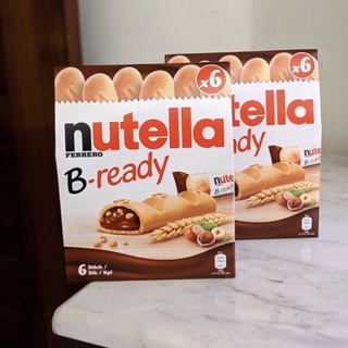 【熱銷現貨】Nutella B-ready能多益 榛果可可威化棒6入組