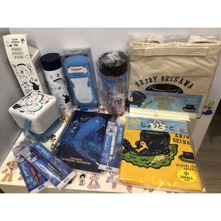 小艾代購 現貨 自動筆 保溫瓶 水瓶 包包 帆布包 筆袋 便當盒 筆記本 鯨鯊 海豚 沖繩 美麗海 水族館 限定商品