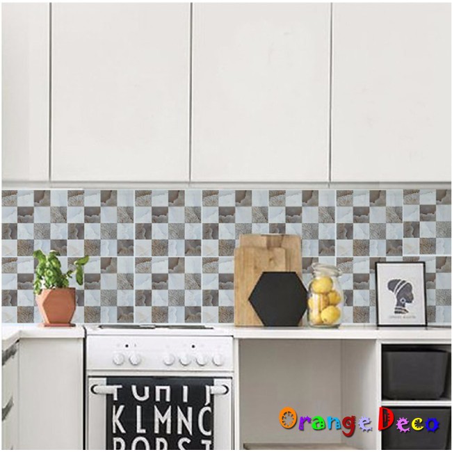 【橘果設計】貝殼磁磚貼 DIY組合壁貼牆貼壁紙室內設計裝潢裝飾佈置