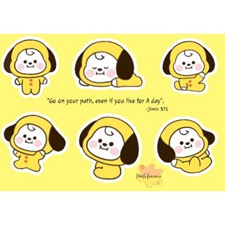 Hp chimmy BTS 貼紙 chimmy 貼紙 Jimin BTS 貼紙手機筆記本電腦貼紙