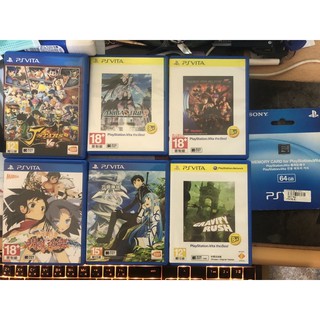 二手 psvita 遊戲片 含專用記憶卡合售