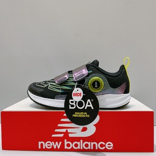 New Balance NB 中童 黑色 BOA 旋轉鈕 寬楦 舒適 運動 休閒鞋 PTRVLBT3