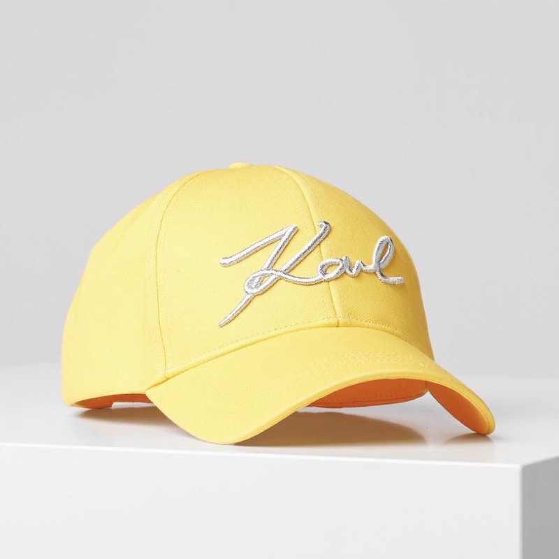 ✴Sparkle歐美精品✴ Karl Lagerfeld 歐版 卡爾立體刺繡簽名棒球帽 預購 保證真品