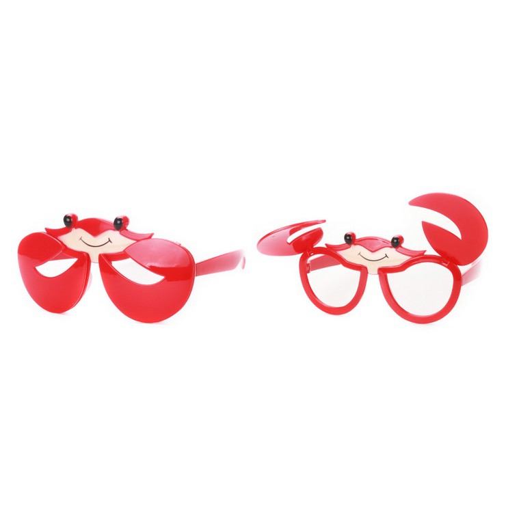 🇹🇼台灣現貨🇹🇼☆瘋狂派對☆派對眼鏡/搞笑眼鏡/爆笑眼鏡/特殊造型眼鏡/螃蟹服裝/螃蟹裝扮/螃蟹眼鏡