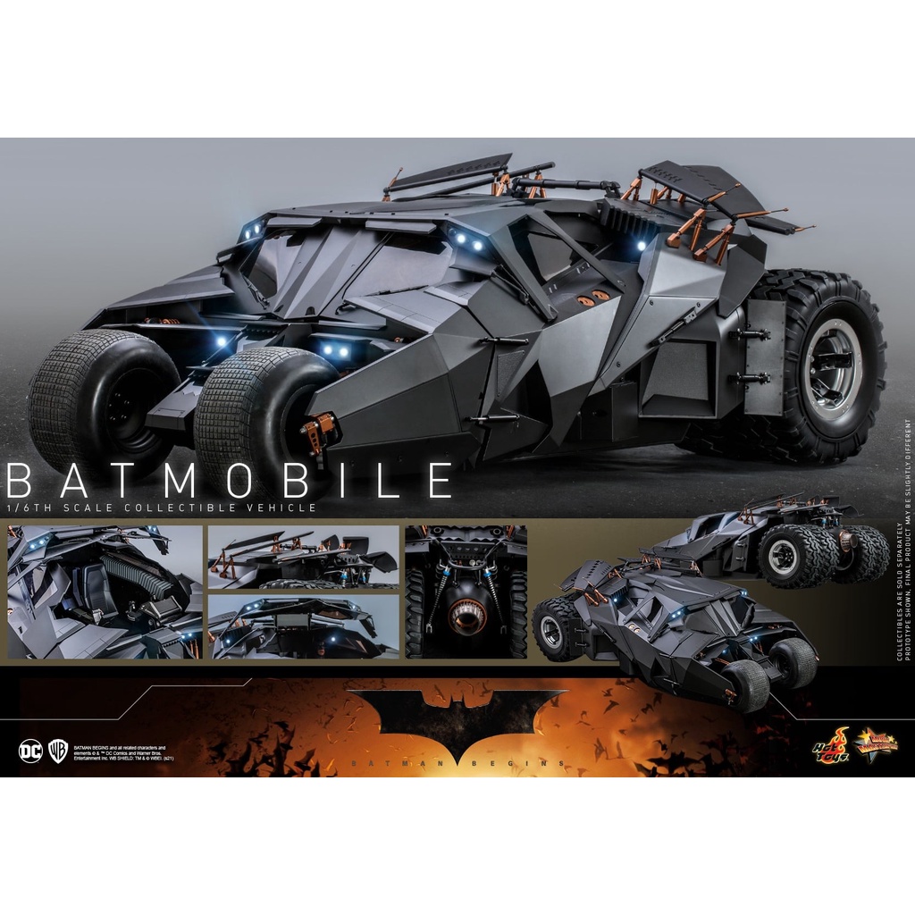 【iCEBERG玩具預購】2022年第4季Hot Toys MMS596 蝙蝠俠：開戰時刻 蝙蝠車