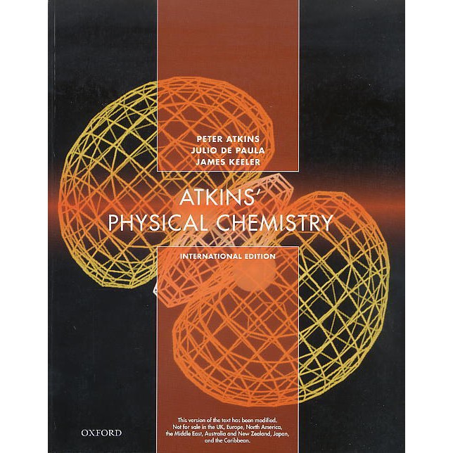 &lt;愛題熊&gt; Atkins' Physical Chemistry 11E 9780198814740原文化學