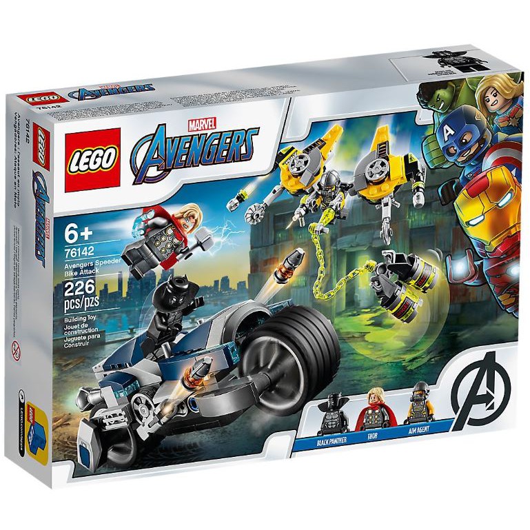 ［想樂］全新 樂高 Lego 76142 超級英雄 Marvel 復仇者摩托車襲擊