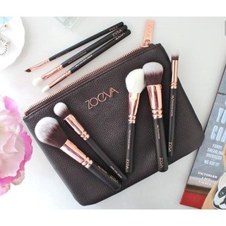 全新現貨 ZOEVA 來自德國的精緻 ROSE GOLDEN Luxury Set 臉部眼部8支玫瑰金刷具組