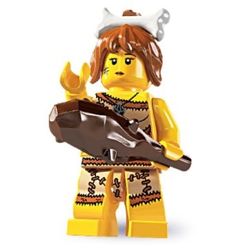 LEGO 樂高 人偶包 5代 8805 女原始人 全新品 有底板 無說明書 無外袋 五代
