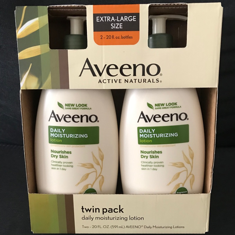 現貨aveeno滋養乳液艾維諾天然燕麥保濕乳液591ml 2瓶 組 蝦皮購物