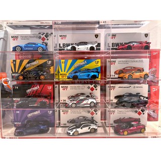 【積木城市】壓克力展示盒12格 B121 適用 TL TOMICA火柴盒小車 京商車 扭蛋 MINI GT 微影 模型車