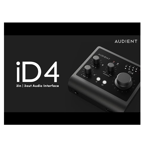 Audient iD4 (MKII) 2in/2out USB 錄音介面 公司貨【宛伶樂器】