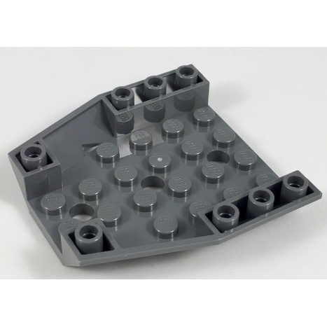 正版樂高LEGO零件(全新)-29115 曲面反楔形磚 船頭 船底殼 深灰色