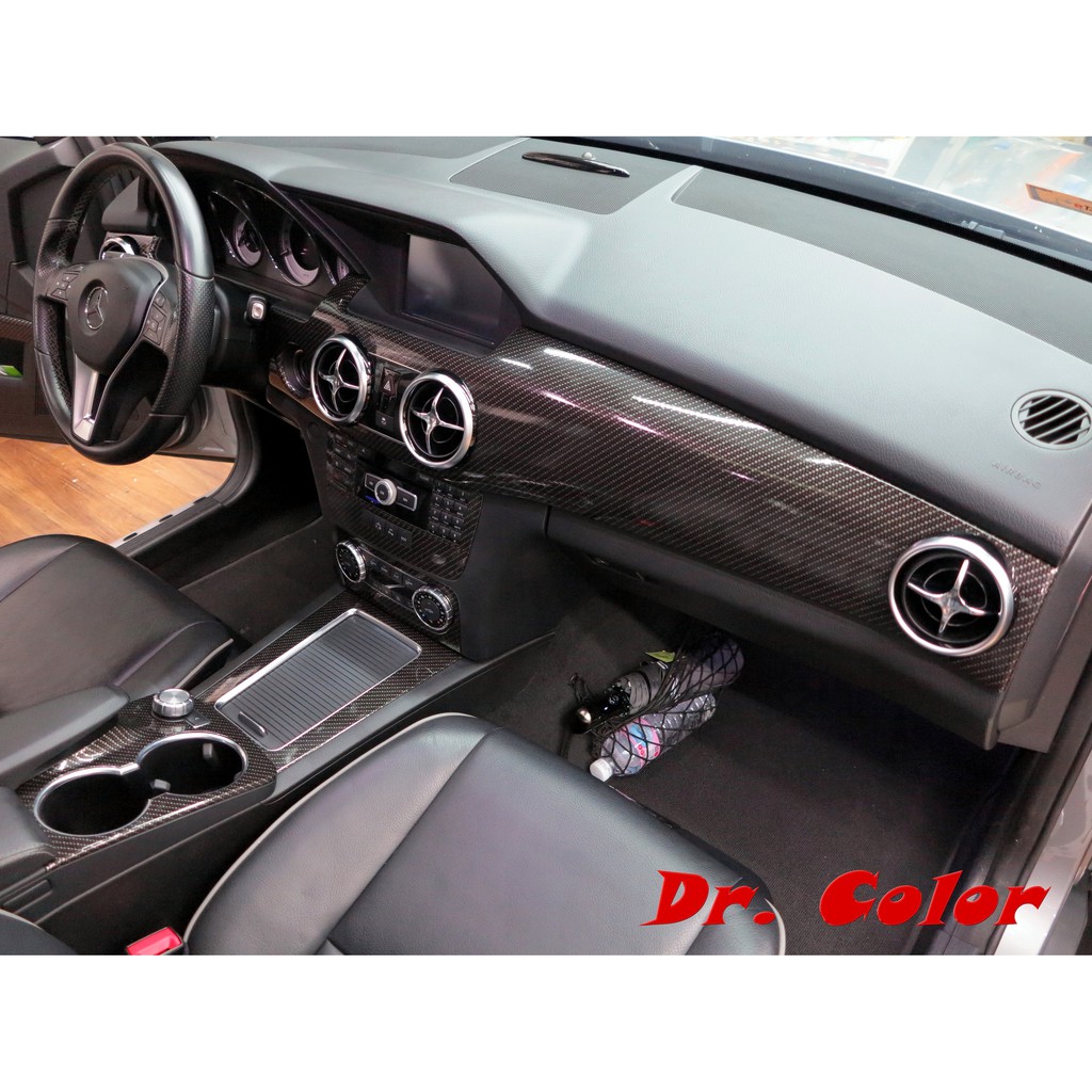 Dr. Color 玩色專業汽車包膜 M-Benz GLK350 內裝飾板包膜