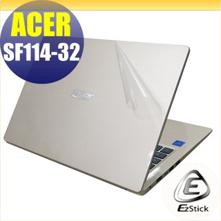 【Ezstick】ACER Swift 1 SF114 SF114-32 透氣機身保護貼(含上蓋貼、鍵盤週圍貼、底部貼)