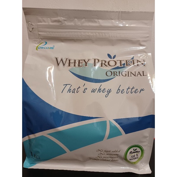 Powcore濃縮乳清蛋白 原味高蛋白粉whey-NZMP450 1kg裝
