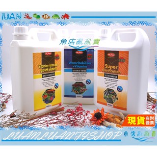 Mr.Aqua 水族先生 全方位硝化菌+全效水質穩定液+維他命免疫成長元素 4000ml 3種各1組合【~魚店亂亂賣~】