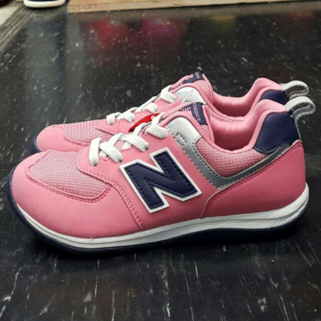 童鞋 new balance 574 KS574MPP 粉紅色 鬆緊帶 彈性 不用綁鞋帶 直接套 女鞋最大23.5