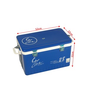 英文冰桶25L 釣魚冰箱 外出冰箱 行動冰箱 臻品小舖 TH285