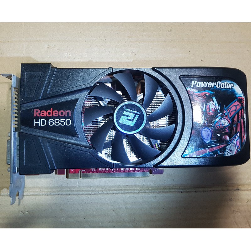 撼訊 PowerColor Radeon HD6850 顯示卡、故障卡可過電不開機、報帳或維修用