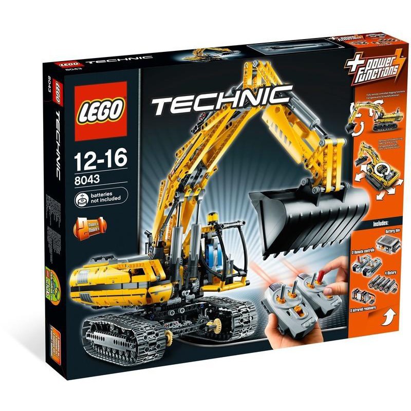 Lego 8043 TECHNIC 科技系列 挖土機 (二手有書)
